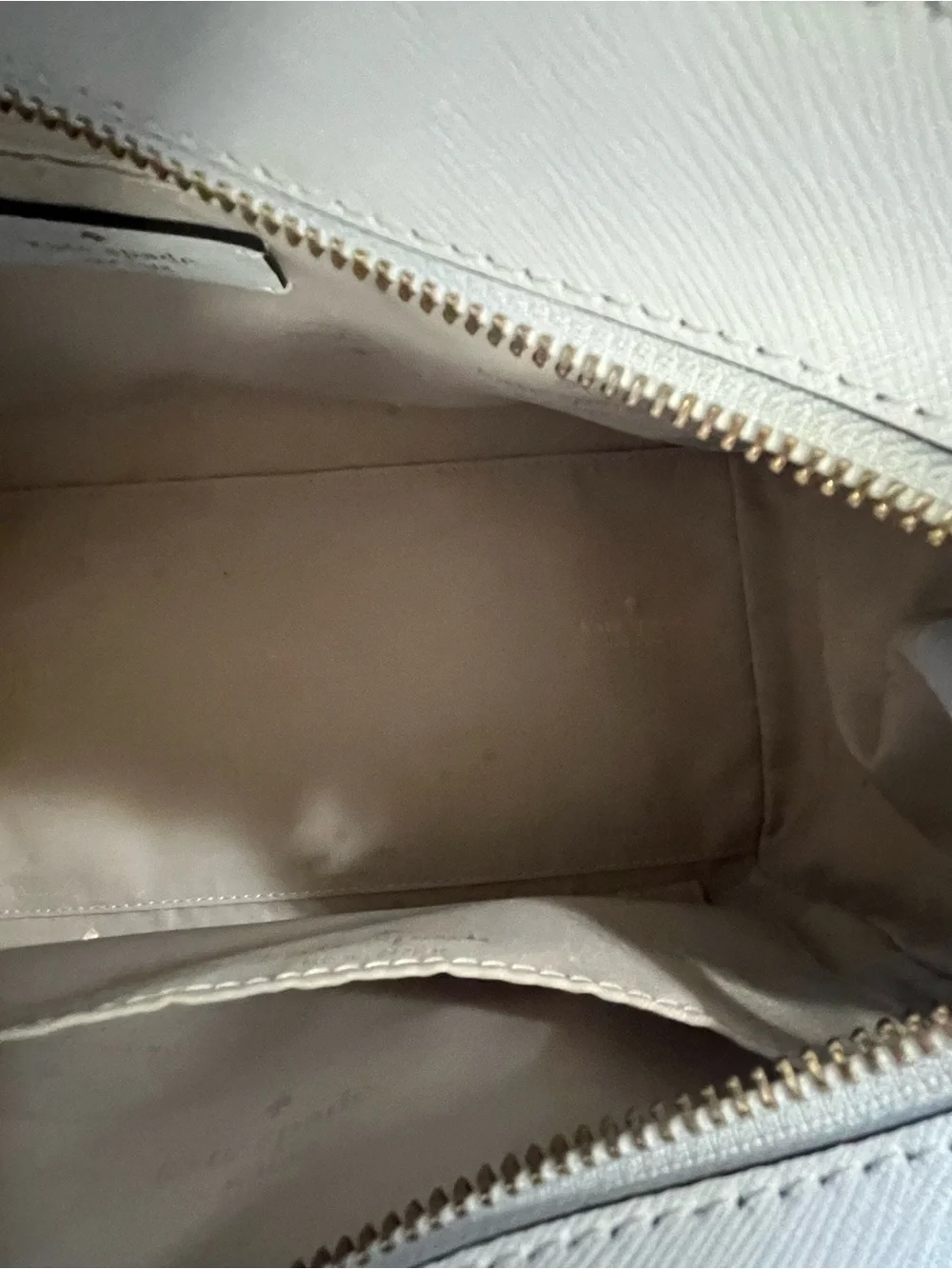 EUC Kate Spade Pale Lavender Saffiano Leather Structured Tote Bag